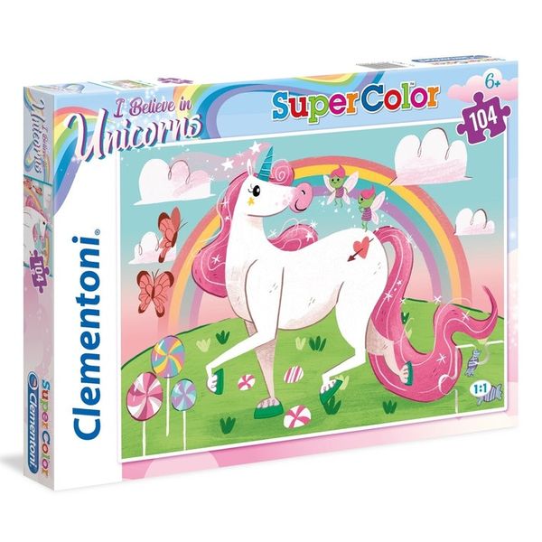 Clementoni 104 Piece Puzzle I Believe In Unicorns