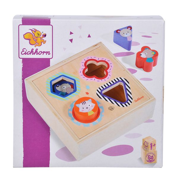 Eichhorn Friends Shape Sorter Box