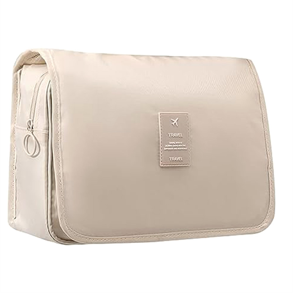 Hanging Toiletry Bag Toiletry Bag Creamy White