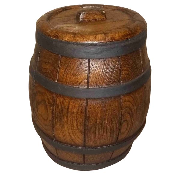 Vintage Wine Barrel Ice Bucket