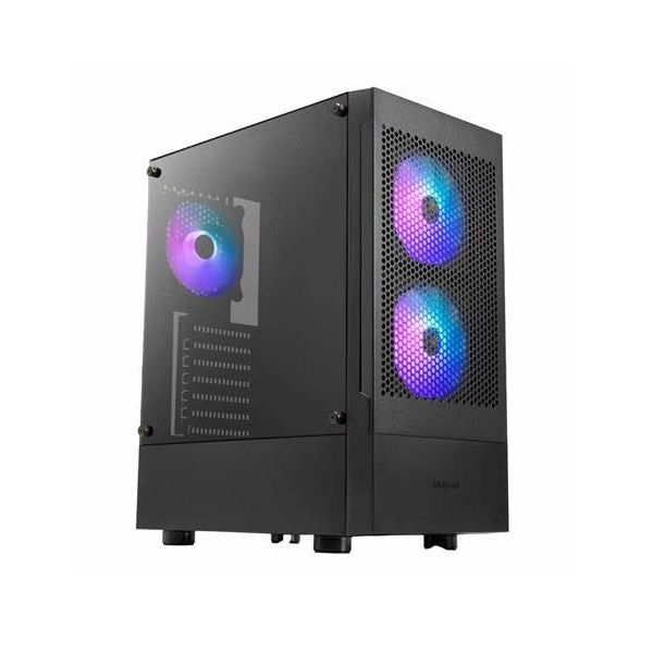 Gamdias Talos E3 Mesh Tempered Glass Gaming Case - Black