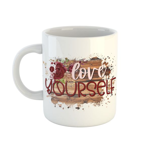 Mug Floral - Love Yourself