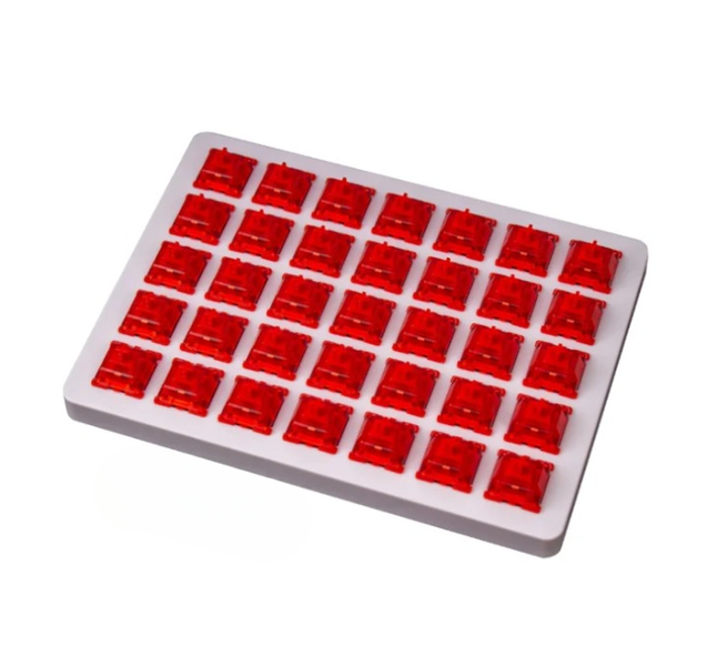 Keychron x Gateron Phantom Red Linear Switches - 110 PCS (MX-Compatible)