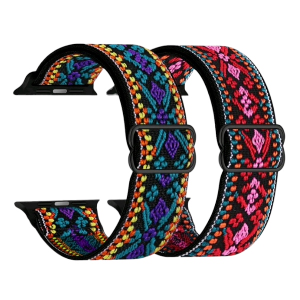 Nylon Replacement Strap for Apple Watch - 42mm/44mm/45mm- 2 Pack