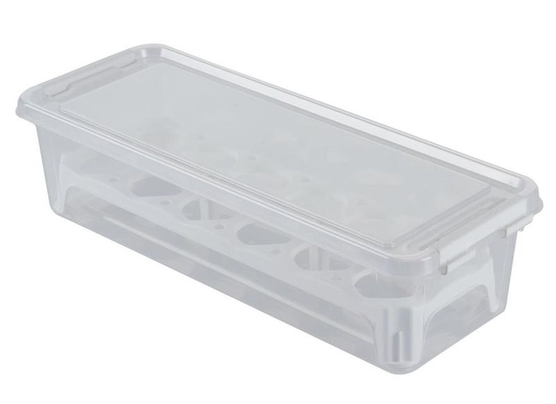 Egg Storage Container with Lid - 12 Egg