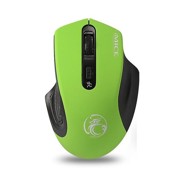 DW iMice 2.4Ghz Silent Wireless Mouse 1600DPI 4 Buttons (Green) G-1800