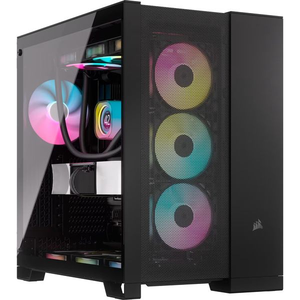 Corsair 6500D AIRFLOW Mid-Tower Dual Chamber PC Case - Black