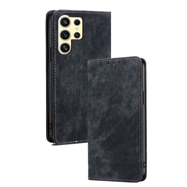 Magnetic PU Leather Flip Cover Case Compatible With Samsung Galaxy S23 Plus
