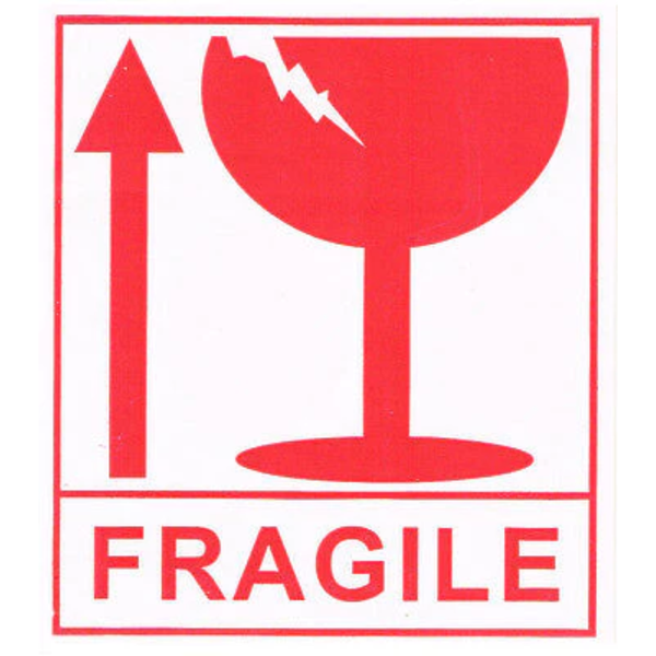 Fragile Stickers - 240 pack