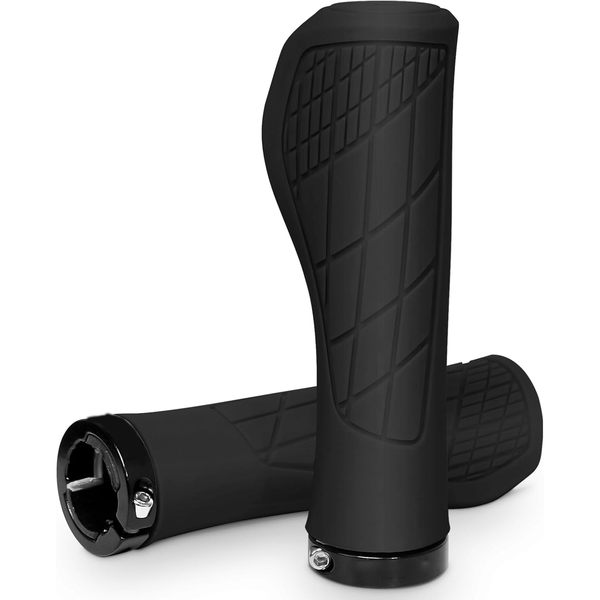 Universal Bike Grips | Non-Slip Rubber | compatible with 22-23mm Handlebars
