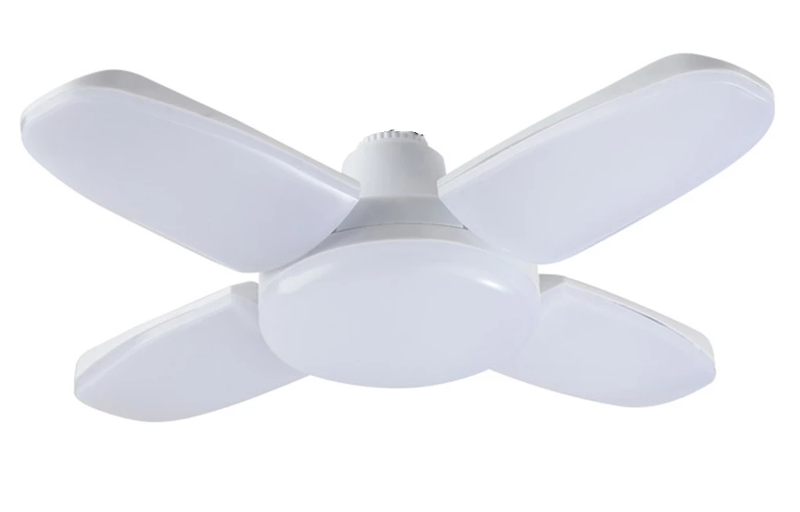 Fan Blade LED Bulb 60W Deformable Foldable Ceiling Lamp - B22