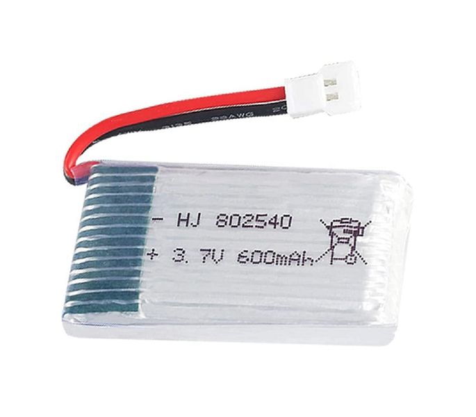 802540 3.7V, (10x25x42mm) 600mAh 4Wh Drone Battery With DM003 Connector