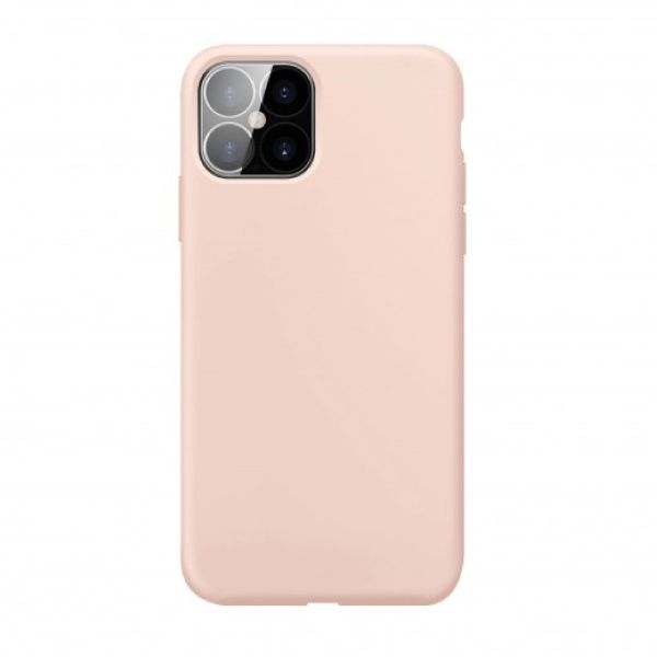 XQISIT Silicone Anti Bacterial Case for iPhone 12 Pro Max - Pink