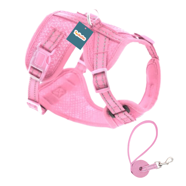 TopikaPet - Cat Harness and Leash Set, Escape Proof, Adjustable Cat Vest