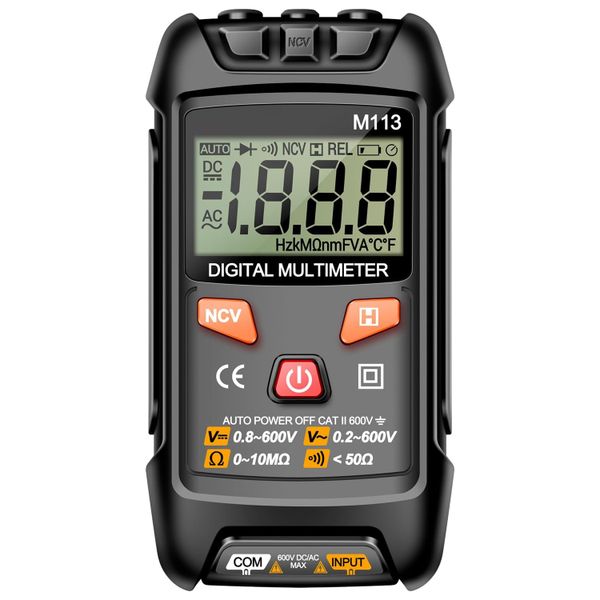 M113 Digital Mini Multimeter Tester Intelligent AC/DC Vole Meter 1999 Count