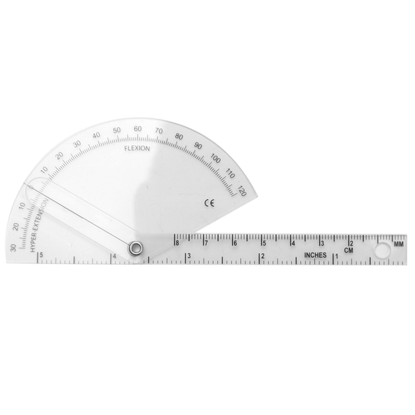 6Pcs Spinal Ruler Spinal Finger Goniometer 180/360 Degree