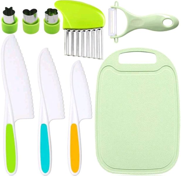 Toddler Kitchen Utensils Set - Set of 9