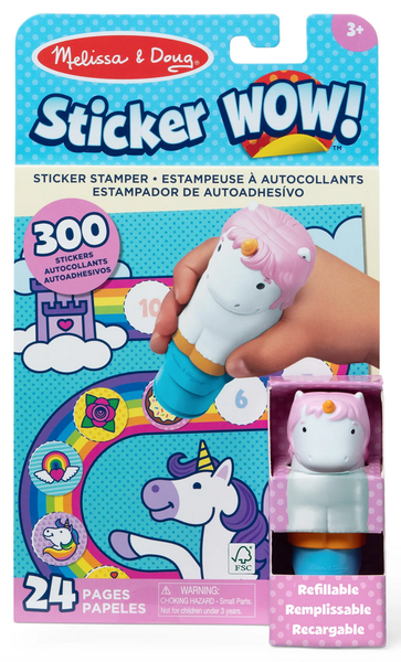 Melissa &amp; Doug Sticker Wow! Activity Pad &amp; Sticker Stamper - Unicorn