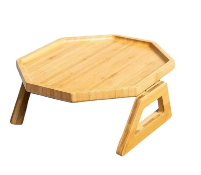 Octagonal Bamboo Wood Sofa Arm Fit -More Arm Rests