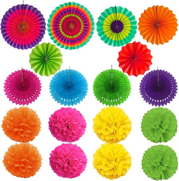 20 Piece Multi-color Hanging Party Decor for Birthday Parties,Wedding Decor