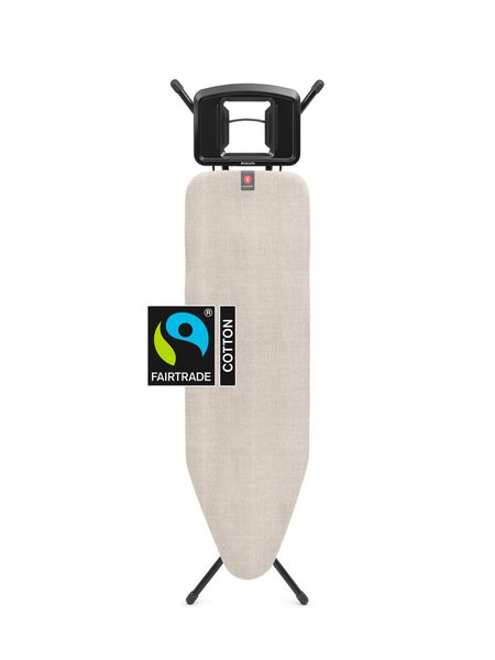 Brabantia - Ironing Board B, 124x38cm, Solid Steam Rest - Black Attachment