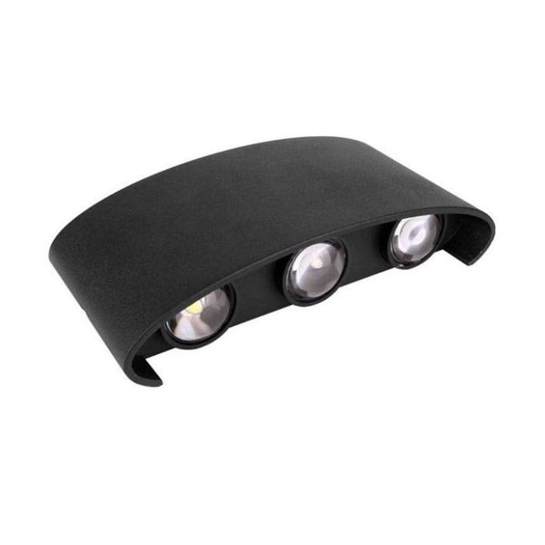 Ewube Outdoor Luxury Modern Style Up &amp; Down 3-Way LED Wall Light Fixture