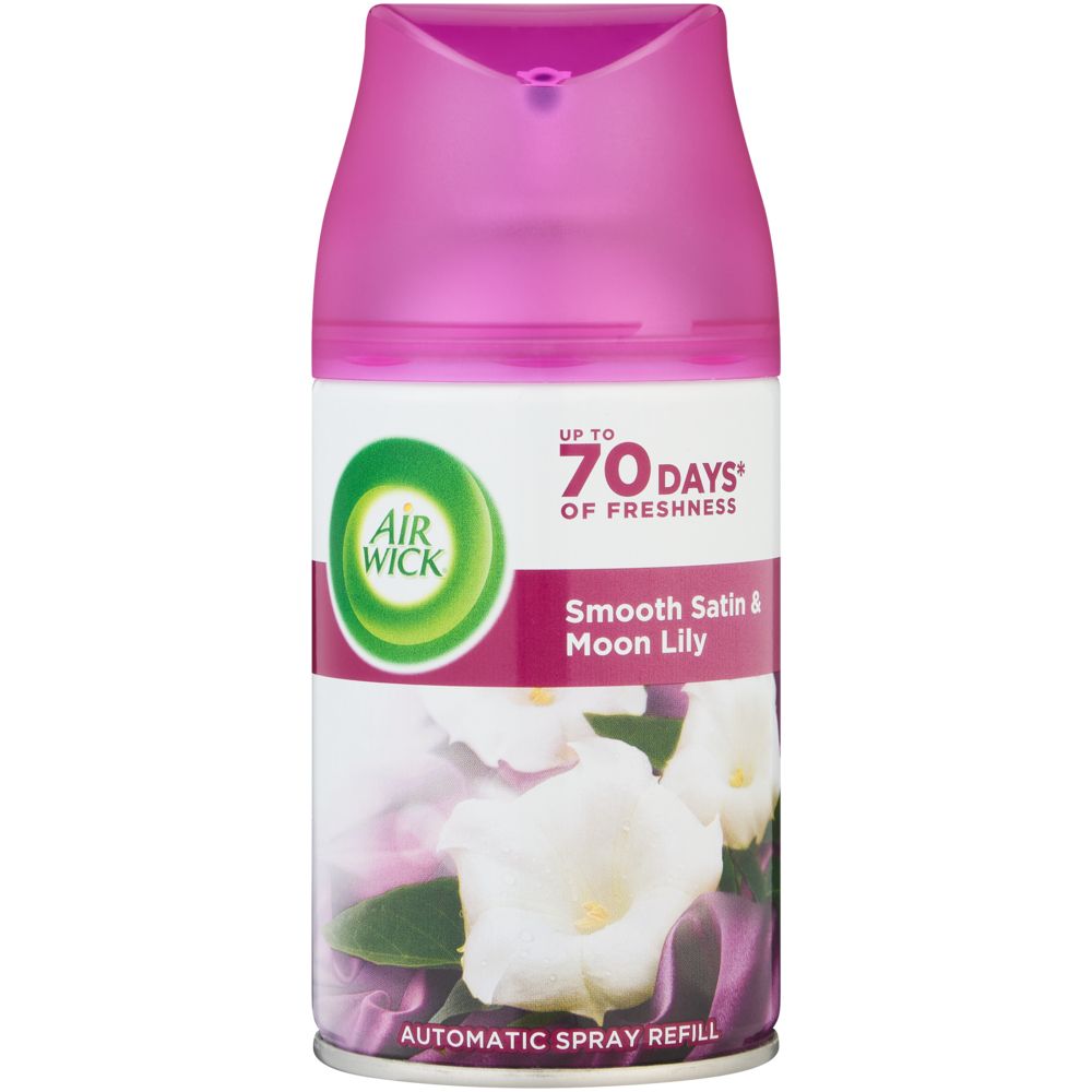 Airwick 250ml, Freshmatic Auto Spray, Refill, Smooth Satin & Moon Lily ...