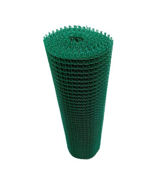Green Plastic Garden Mesh Fencing 1m x 25m