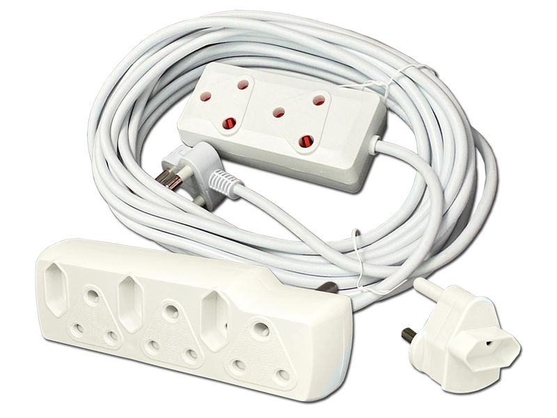 Everlotus Extension Cord 10M Bundle With 6 Way Multiplug And 1 Adapter