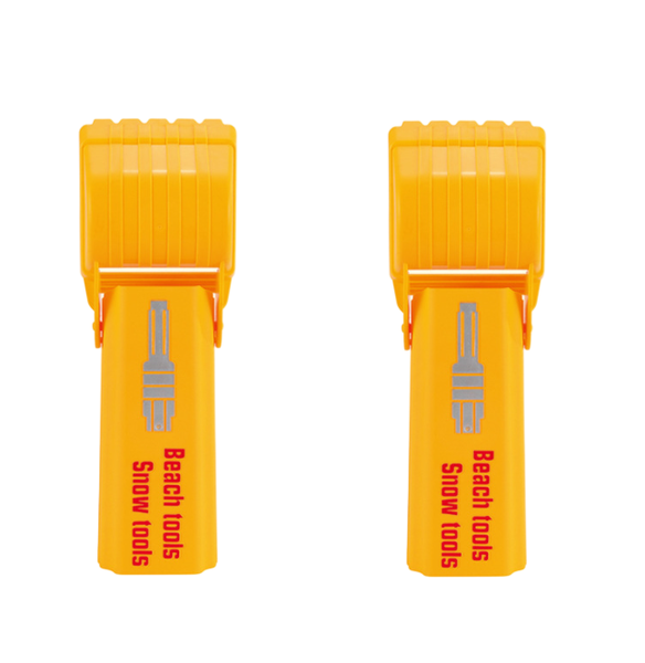 Large Kids Beach Snow Toy 2PCS Yellow Handheld Digging Shovel Tool