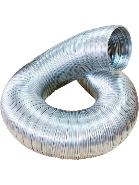 Flexible aluminum ducting 315mm, 3 meters, up to +400 C.