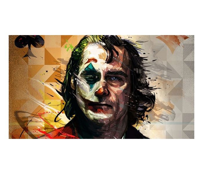 Canvas Art Modern Abstract Paint - The Joker