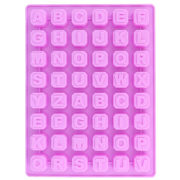 Alphabet Chocolate Mold Tray - 48-Grid