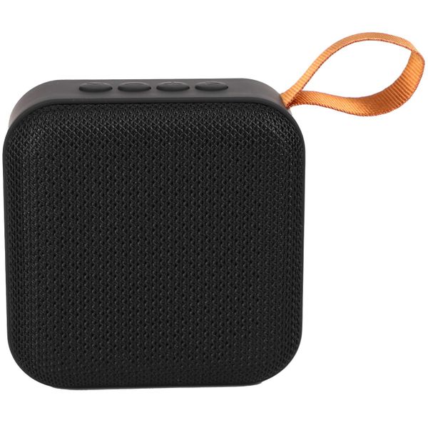 1Pcs Woven Net Bluetooth Speaker Wireless Portable Speaker Black