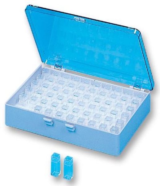 Storage Box, SMD, with 60 Phials, Non-Conductive Plastic