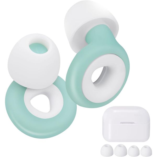 Silicone Earplugs - Noise Reduction Earbuds for Sleeping - Working - Studying