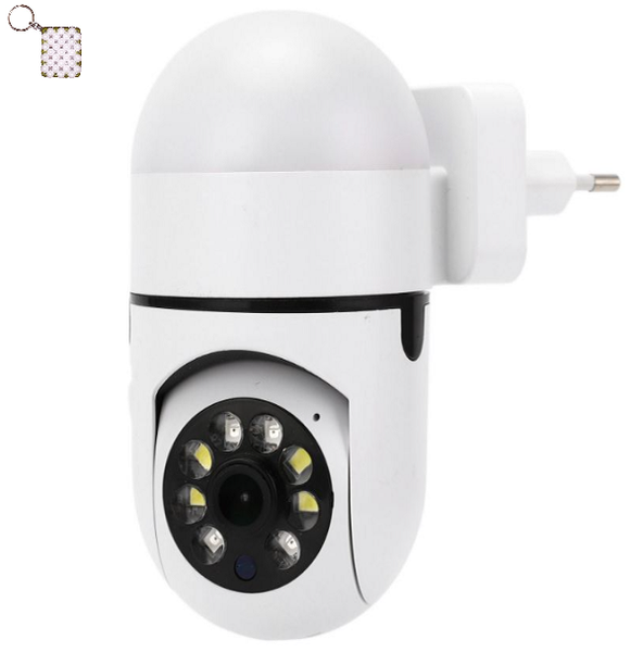 WiFi Smart 2 Pin Plug Camera Full HD 1080P With V380 App+Key Holder