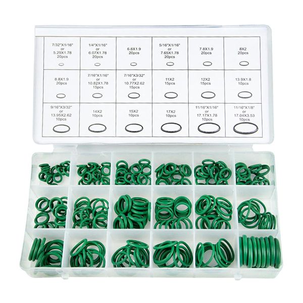 O-Ring Assortment Nitrile - HNBR Sealing Ring Set Oil Acid Fuel -270 Pcs