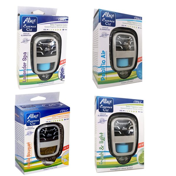 Air Freshener For Car Odour Eliminator Pure Essential Oil - Pack of 4