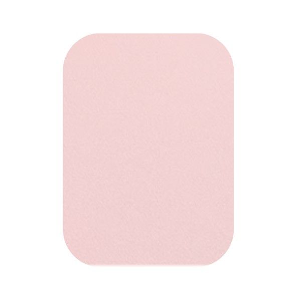 Scratch-Resistant Non-Slip PU Leather Mouse Pad - Light Pink