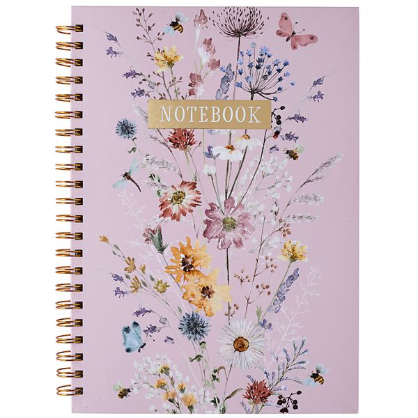 A4 Notebook Wild Meadow Spiral Wire Bound
