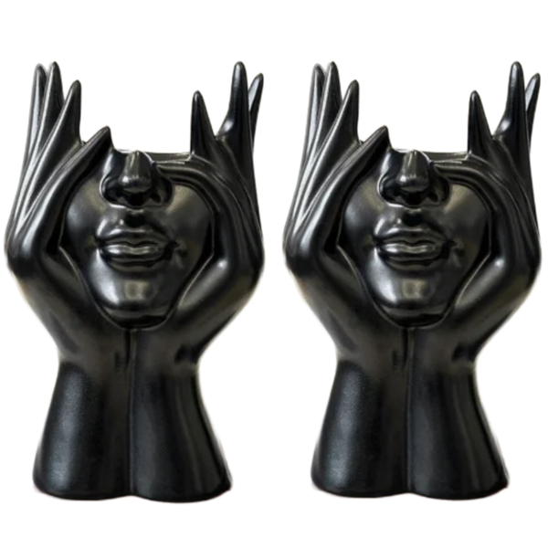 Chicmas Elegant Table Deco, Multi-functional Storage Decoration Vase- 2 pcs