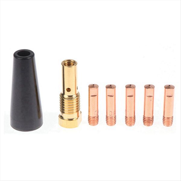 15Pieces MIG Welding Kit Flux Core Gasless Nozzle 0.8mm