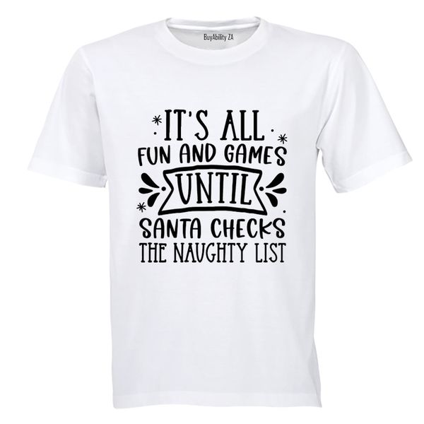 Fun and Games - Christmas - Adults - T-Shirt