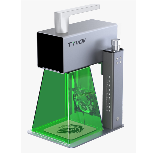 TYVOK P2 2W Compact Galvo Laser Engraver for Gifts, Tags &amp; Leather