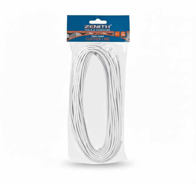 Zenith 30M Plastic-Coated Outdoor Clothesline for Drying Garments