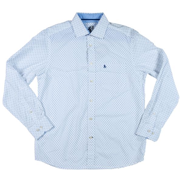 Z3 - Men's Fiji Print Cotton Long Sleeve Casual Shirt
