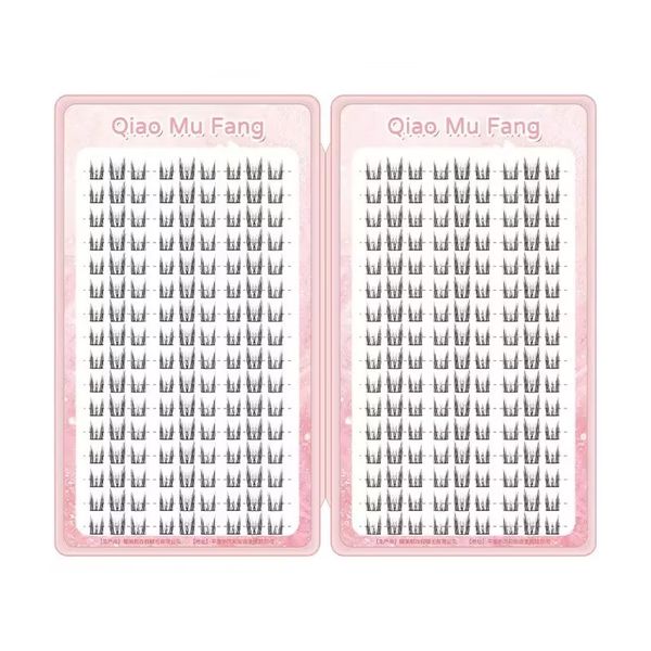 288 Large Eyelashes with Pointed Cat-Eye C-Curl 10-14Mm Eyelashes