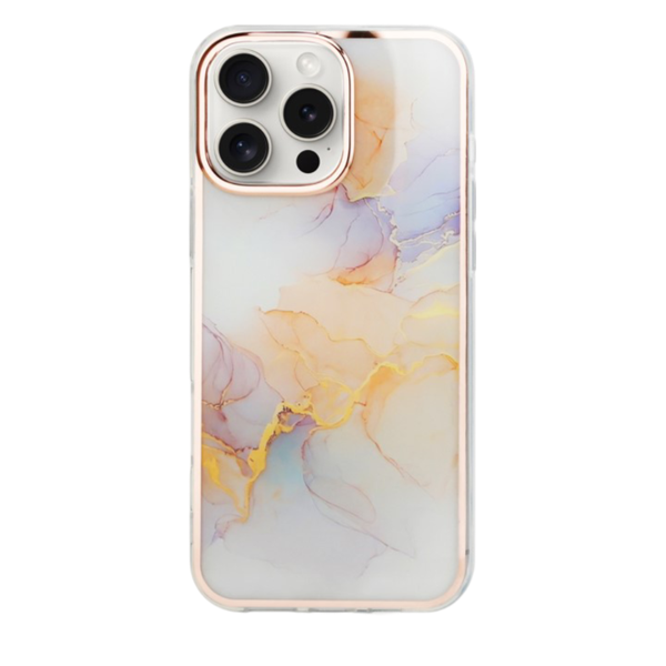 Luxury iPhone 16 Pro Marble Swirl Cover