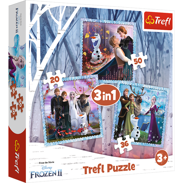 Trefl Puzzles 3 in 1 The Magical Story